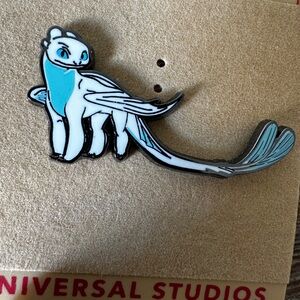 Universal Epic Universe How Train Your Dragon Isle Berk Light Fury Standing Pin